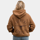Brown Rebel Hoodie
