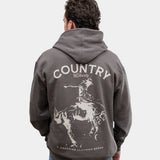 Vintage Grey Saddle Bronc Hoodie