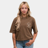 Washed Brown Rebel Tee
