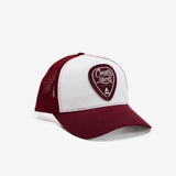 Burgundy Two-Tone Guitar Pick Meshback