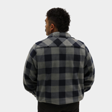 Gray/Navy Plaid Fleece