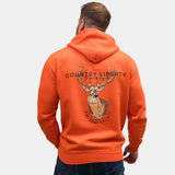 Orange Deer Hoodie