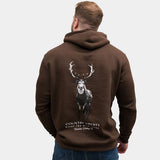 Dark Brown Shadow Buck Hoodie