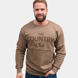 Brown Country Club Crewneck