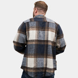 Navy Plaid Shacket