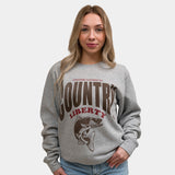 Light Grey Gone Fishing Crewneck