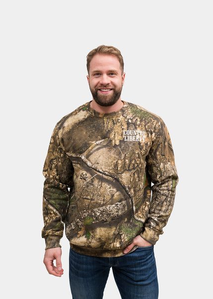 Camo CL Realtree Crewneck – Country Liberty