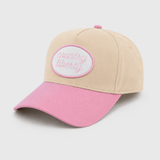 Natural/Pink Gas Station Hat