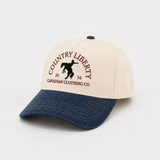 Natural/Denim Cowboy Hat