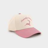 Natural /Pink Deer Hat