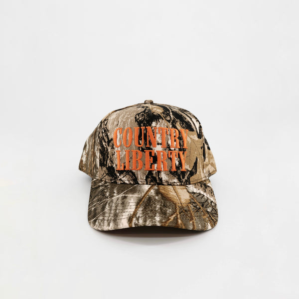 Full Camo W/ Orange Hat – Country Liberty