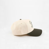 Cursive Olive Two-Tone Hat