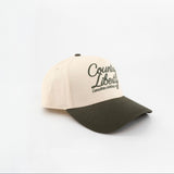 Cursive Olive Two-Tone Hat