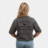 Grey/Black CL Hunting Club Tee