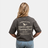 Gray/Natural CL Hunting Club Tee