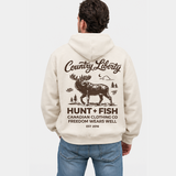 Natural Moose Hunt+Fish Hoodie