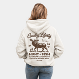 Natural Moose Hunt+Fish Hoodie