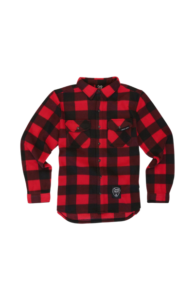 Plaid fleece shirt online