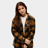 Brown Plaid Fleece