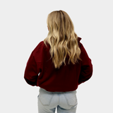 Maroon Guitar Pick Hoodie