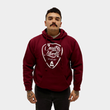 Maroon Guitar Pick Hoodie