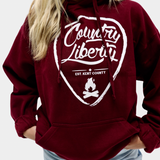 Maroon Guitar Pick Hoodie