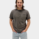 Vintage Grey Pocket tee