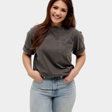 Vintage Grey Pocket tee