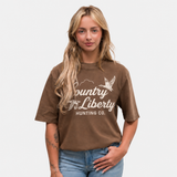 Washed Brown Duck Hunting Co Tee