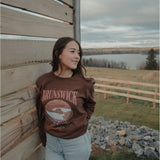 Brown Vintage New Brunswick Crewneck