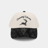 Natural/Black Camo Deer Hat