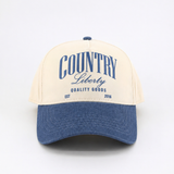 Natural/Denim Country Classic Hat