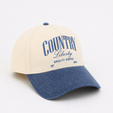 Natural/Denim Country Classic Hat