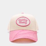 Natural/Pink Camo Gas Station Hat