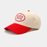 Natural/Red Gas Station Hat